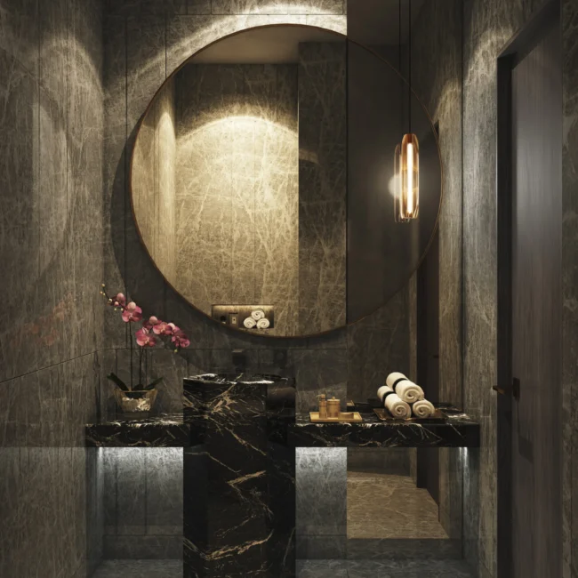 PMG_WaldorfAstoriaResidencesMiami_PowderRoom-scaled